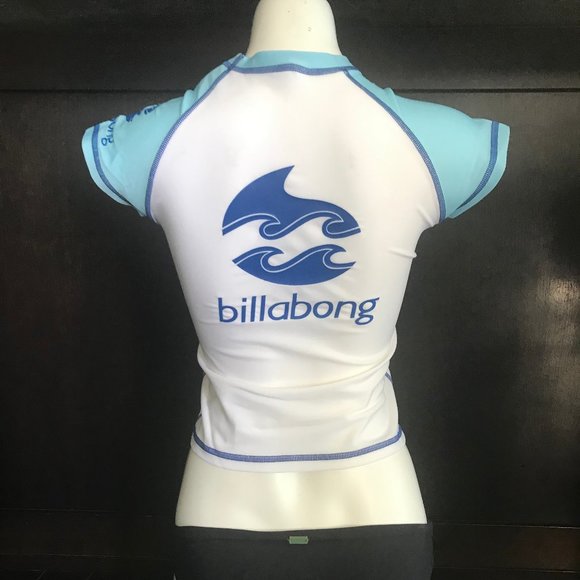 blue crush billabong rashguard rash guard surf top - Picture 3 of 4